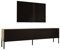 3E 3xE living.com TV- Schrank in Wotan Eiche/Schwarz Matt mit Beinen in Schwarz, A: B: 170 cm, H: 52 cm, T: 32 cm