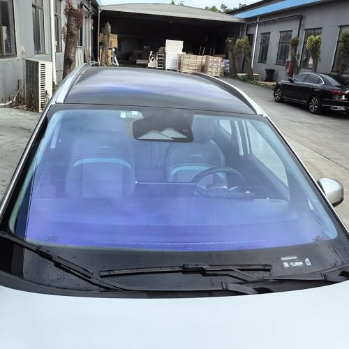 HOHOFILM Car Winshield Tint 82% VLT Chameleon Color Window Tint Heat Rejection UV Proof 99% … (152cmx3000cm)