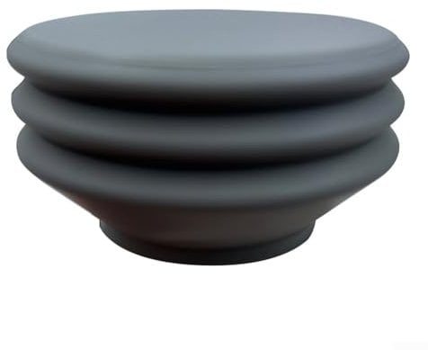 Improved Flavor Extraction With For Zero Coffee Grinder Silicone Retention Bellow, Grey Shade