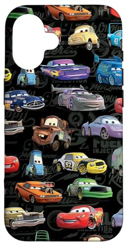 Disney PIXAR Cars Pattern Print Case for iPhone 16