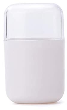 Dispensador de palillos de dientes Soporte magnético for palillos de dientes con tapa, dispensador de mondadientes, soporte for palillos de dientes, dispensador de plástico, elegante(White)