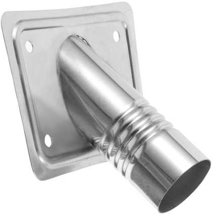 CiieeoHeavy Duty Broom Handle Connector, Universal Threaded End Fitting Coupler for 1 Inch Broom Handle, Stainless Steel, Silver, Ideal for Mops, Brushes