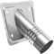 CiieeoHeavy Duty Broom Handle Connector, Universal Threaded End Fitting Coupler for 1 Inch Broom Handle, Stainless Steel, Silver, Ideal for Mops, Brushes