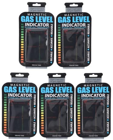 5pcs Magnetic Gas Level Indicator - Portable Fuel Level Sensors for Camping, Travel & Outdoor Activities
