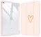 Vozehui 9.7 inch Cute Case for iPad 6th/5th Generation 2018/2017 Case Pink with Clear Back Shell w/Pencil Holder,Tri-fold Stand Protective Cover w/Auto Sleep Wake for iPad 6/5th Pink Heart