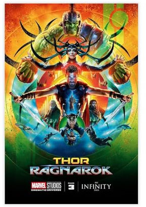 pwscar Thor – Ragnarok Leinwand-Poster, Schlafzimmerdekoration, Landschaft, Büro, Raumdekoration, Geschenk, 30 x 45 cm