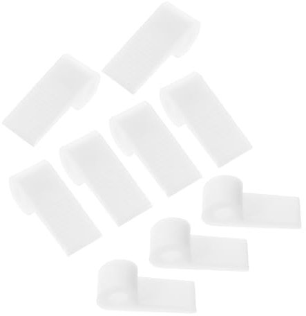 UKCOCO 50 Stück Sofa-Federschnalle Federverschlüsse für Polstermöbel Möbelverbinder Sektionalaufsatz Couchverbinder für Sektionaltore durchhängende Couchstütze Couch Federn Plastik Weiß