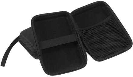 CALLARON 2pcs Portable Eva Hard Drive Storage Case Protective Pouch for Electronics Stylish Earbuds and Earphone Carrying Compact Design for Home Travel
