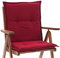 Auflagen für Sessel Niederlehner Mittellehner 105 x 49 x 6 cm in rot Rio 50318-300 ohne Sessel (1)