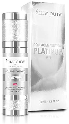 âme pure® Collagen Therapy Gel PLATINUM Triple-Power-Behandlung zur Verringerung von Pickeln, Poren, Fettigkeit und Ausbrüchen mit Betox-93®-Wirkstoff (30 ml)