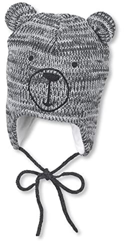 Sterntaler Baby - Jungen Gebreide muts M tze, Anthrazit mel., 45 EU