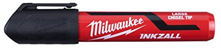 Milwaukee Inkzall 4932471555 Chisel Tip Marker L Black