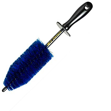 EZ Detail Super Soft Grill & Spoke Alloy Wheel Cleaning Brush - Blue & Black - Small