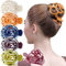 RC ROCHE 6 Stück Oktopus Dutt Rund Haarspange Haarklammer Fester Halt Haarkrallen Rutschfest für Damen Dickes Haar Haargreifer Clip Set Vogelnest, Groß Klassisch Multifarben