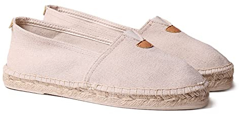 Toni Pons Unisex-Espadrille aus Baumwollstoff - BLANES-ER Roh, 36 EU