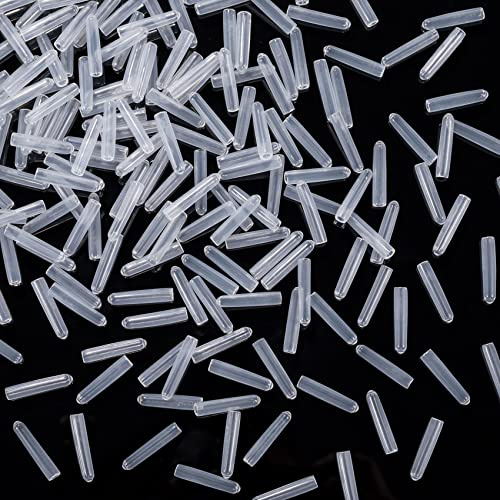 OIIKI 200 tapas universales para lavaplatos, vinilo flexible duradero, extra largo, puntas redondas antideslizantes de 1 pulgada, color blanco