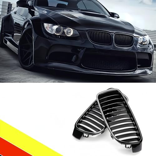 POETRYXIAO Kühlergrill Nierenschwarz glänzend Einzelbrücke für 2012–2019 3er F30 F31 F35, geeignet für Tuning