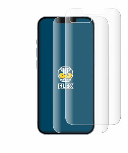 BROTECT Schutzfolie für Apple iPhone 14 | 2 Stück Transparenter Displayschutz Made in Germany Klare Full-Screen Folie Full-Cover 3D Curved Montage Kit