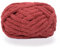 iKneonei 3 x 230 Gramm Dicke Wolle Garn Strickgarn, Super Soft Chenille Chunky Yarn, Wolle Super Bulky für Teppiche, Sofadecken, Decken, Heimdekoration, Armstricken Wolle - Red