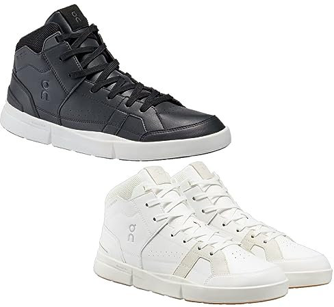 On Running Herren The Roger Clubhouse Mid Sneaker, White Sand, 41 EU