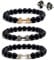 SANGOGO Dumbell Armband, Gewicht Armband für Herren, Hantel Armband für Herren, Gym Armband (Schwarz 1)