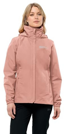Jack Wolfskin Damen Stormy Point 2l Jkt W, Rose Dawn, L EU