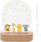 oGoDeal Nachtlicht Baby Stilllicht Lampe, Personalisierte Geschenke Nachtlicht Kinder Babylicht Taufgeschenke Jungen Neugeborenen Geschenk, Geschenke zur Baby Junge Mädchen