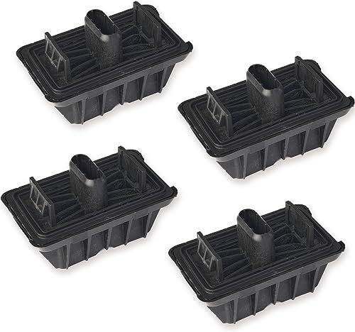 AUTOXBERT Wagenheber Aufnahme Hebebühne vorne und hinten Gummiauflage Gummiblock Wagenheberaufnahme Adapter Pad für BMW 5er E60 E61 X3 F25 X4 51717065919 (4Pcs)