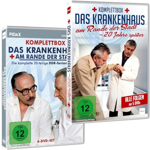 Das Krankenhaus am Rande der Stadt - Die komplette Edition auf 11 DVDs - Die tschechische Arztserie in der DDR-Serienfassung + 20 Jahre später: Die Fortsetzung (Pidax Serien-Klassiker)