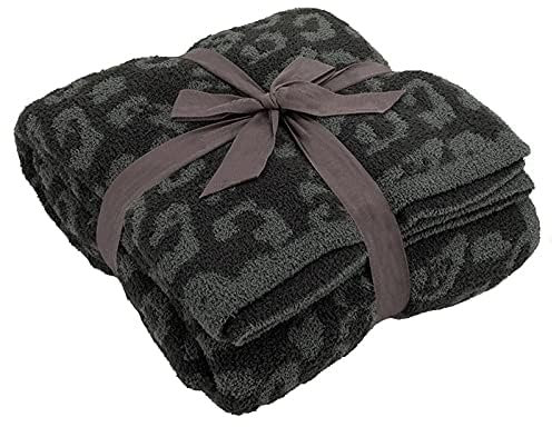 NEKOMARUKE Ultraweiche Leoparden Decke Home Kuscheldecke Sofadecke Kuschelig Cozy Throw Blanket Wohndecke Couchdecke Leoparden Decke Leopardenmuster Geschenke