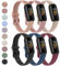 Meliya 6Pack Straps Compatible with Fitbit Inspire 3 for Women Girl Kids, Adjustable Soft Silicone Sport Replacement Wristband for Fitbit Inspire 3 Tracker Straps