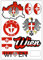 Daged Wien Österreich Aufkleber Karte Stickerbogen - Reiseaufkleber PKW Auto Motorrad Biker Flagge Fahne Deko AK