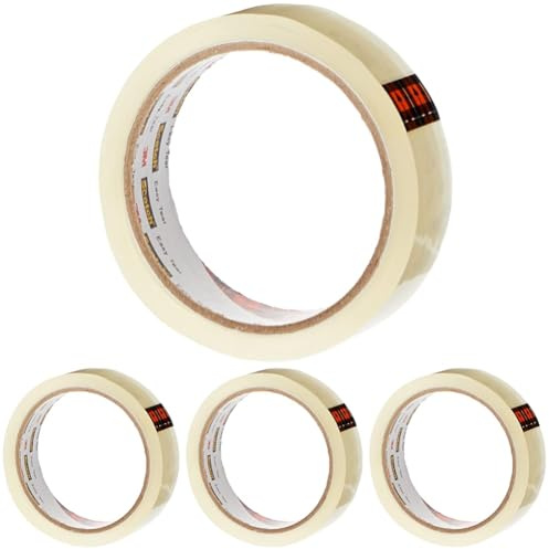 Scotch - Nastro adesivo facile da strappare, 25 mm x 50 m, colore: Trasparente (Confezione da 4)