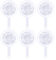 Bofanze 6 PCS Ultra-fine Nylon Mesh Sieve,80/100/120/200/300/400 Mesh Plastic Household Sieve Fine Mesh,Kitchen Ultra-Fine Juice Filter with Non Slip Handle for Filtering Soy Milk,Fruit Juice and Wine