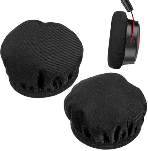 Earpads Pullover Cover - atmungsaktive Stoffohrabdeckungen, dehnbares Headset Wraps | Wiederverwendbarer Stoffersatz für Over-Ear-Kopfhörer, ideal für Trainingseinheiten im Fitness