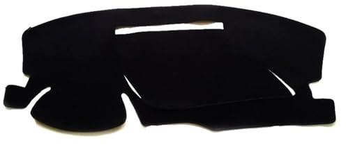 Auto-Armaturenbrett-Abdeckung Für Dacia Dokker Auto Armaturenbrett-Abdeckung Dashmat Pad Teppich Armaturenbrett-Matte Sonnenschutz Linkslenker Auto Autoschutz(Schwarz)