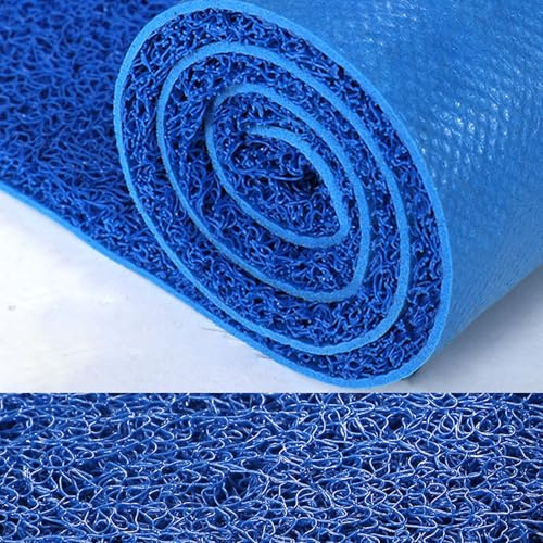 Anti-Bruit De Pluie Pour Auvent De Terrasse, Tapis Ignifuge Et Isolant Thermique, Imperméable, Drainage, Réducteur De Bruit Pour Toiture Métallique Et Store,Gris, Bleu(Blue,1.6x4m(62.9x157.4in))