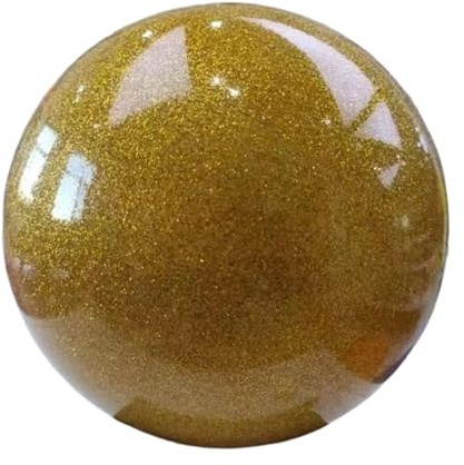 JISADER 18 cm Großer Rhythmischer Gymnastikball für Training Der Körperlichen Leistungsfähigkeit, Gold