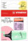 STABILO - Textmarker - BOSS MINI Pastellove - 3er Pack - cremige Pfirsichfarbe, Schimmer von Lila, Hauch von Minzgrün