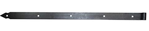 Ladenband Set mit Kloben 1200 x 60 x Ø20 schwarz Ladenbänder Torband Türband Türbänder NW-ZP1200S
