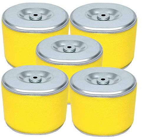 HOODELL Paquete de 5 filtros de aire 17210-ZE3-505, filtro de aire profesional 17210-ZE3-010 con prelimpiador, apto para Honda GX390 13HP GX340 11HP filtro de aire de motor