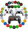 30 pz Joystick Grip per controller Ps5 Ps4 Silicone Manopole per pollice Tappi Copertura Bastone Analogico per Playstation 5, Playstation 4 Controller, Xbox 360, Xbox One Controller
