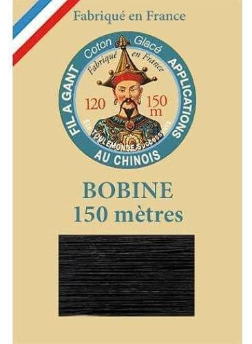 Sajou Bobine de Fil à Gant - Patchwork et Appliqué Au Chinois - Fabriqué en France - Coloris 180 : Noir