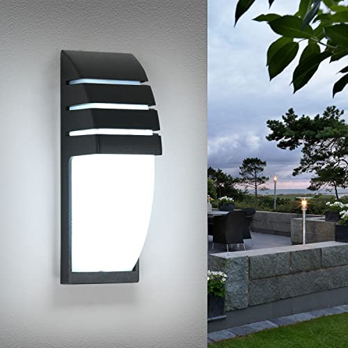 Comely 12W LED Wandleuchte Innen/Außen, Aluminium Wandlampe Außen Wasserdichte IP65, Außenwandleuchte Wandbeleuchtung für Wohnzimmer Schlafzimmer Garten Terrassen Verandas