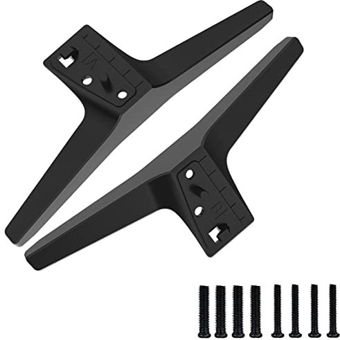 Stand for LG TV Legs Replacement, TV Stand Legs for 49 50 55 Inch LG TV Stand - 49UJ6350 49UK6200 50UK6090 50UK6500 55UK6300 55UK6200 55UK6500 55UK6090 55UJ6300 MAM643660 MEZ64114730 with Screws