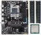 Kit de placa base X79 LGA 1356 con procesador Xeon E5 2420 V2 8 GB (2X4 GB) DDR3 Ecc Reg Ram Nvme M.2 -ATX E5-V304
