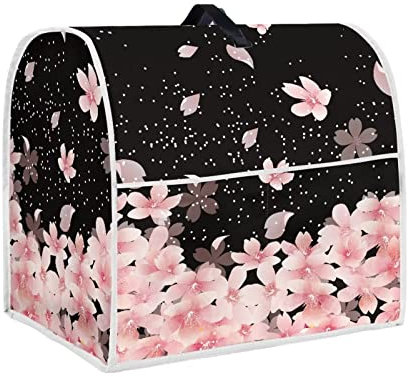 Annejudy Pink Cherry Blossom Kitchen Aid Mixer Cover, Stand Mixer Cover Compatible with 6-8 Quarts Kitchen Aid Stand Mixer, Kitchen Aid Covers For Stand Mixer, Kitchen Aid Mixer Accessories