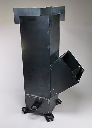 GARDINGER Raketenofen Rocket-Stove Bausatz zum Zusammenschweißen, 3mm Materialstärke Made in Germany