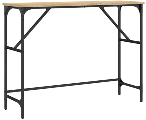 vidaXL Konsolentisch Sonoma-Eiche 100x32x75 cm Holzwerkstoff
