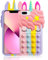Aspack Pop Bubbles Case for iPhone 6 Plus/7 Plus/8 Plus, Cute Lovely Cartoon Unicorn Rainbow Pop Shockproof Silicone Soft Phone Case for Apple iPhone 6 Plus/7 Plus/8 Plus 5.5 inch